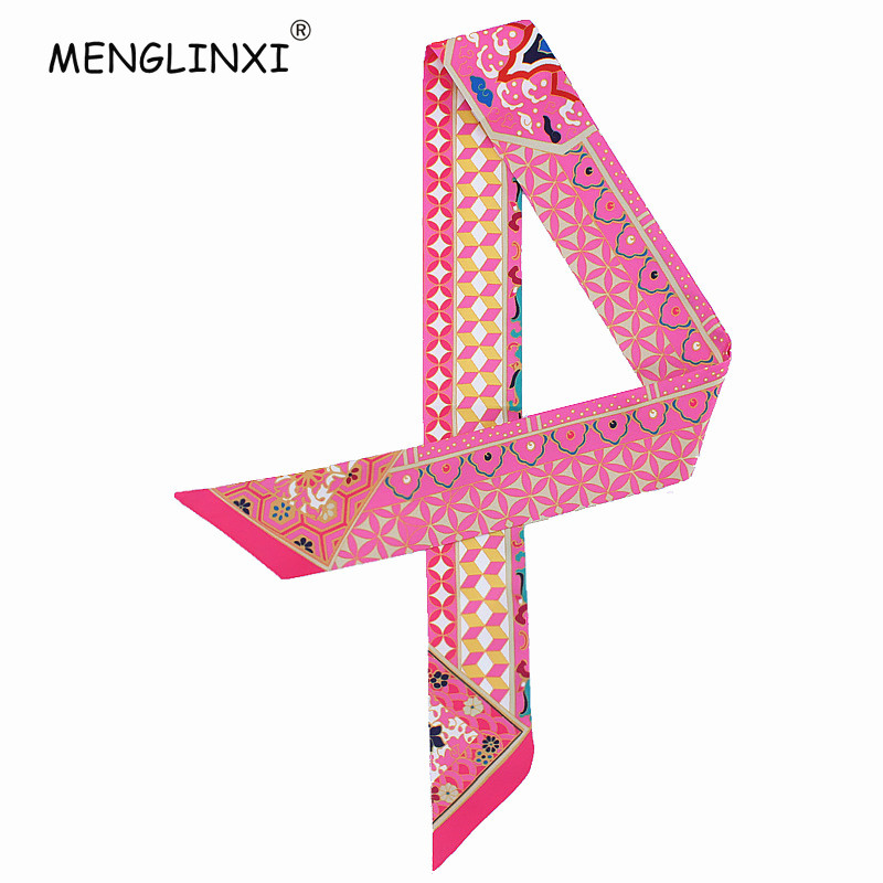Luxury Bags In China - New Geometric Floral Print Silk Scarf