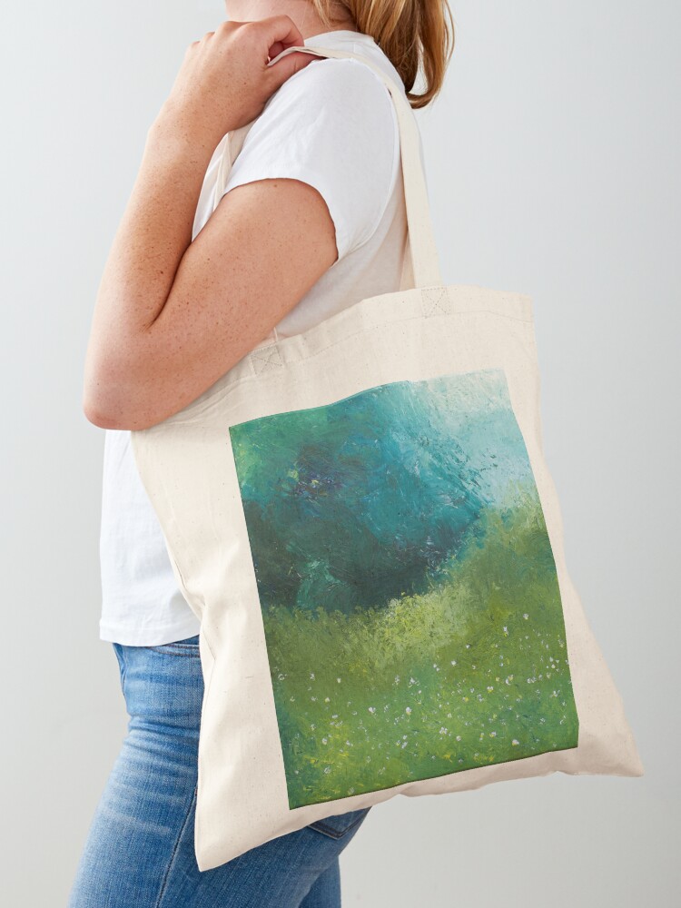 Luxury Bags Hand Painted - Reverie - Dreamy Hand Painted Flower