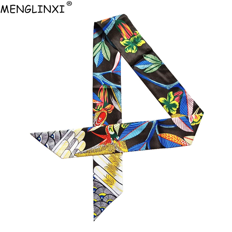 Luxury Bags In China - Luxury Brand Hummingbird Print Skinny Silk