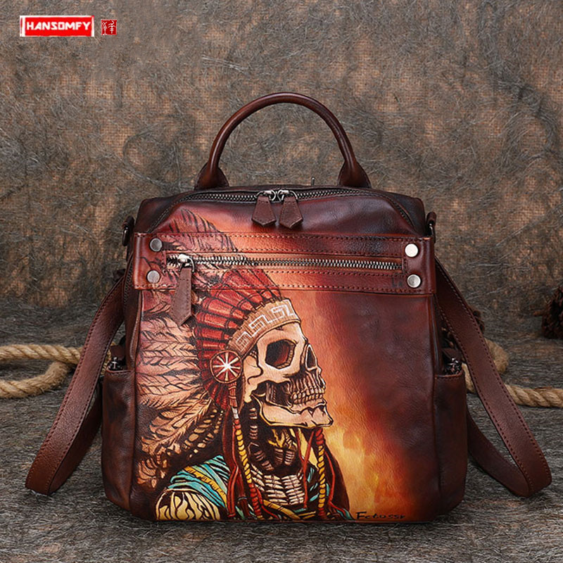 Luxury Bags Hand Painted - 2026 New Luxury Fashion Leather Women