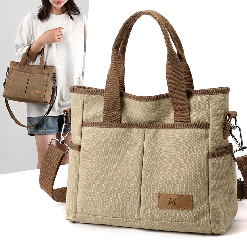 New Casual Canvas Bag Large Ca - Luxury Bags Korea 评论和价格