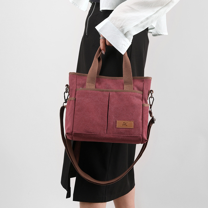 New Casual Canvas Bag Large Ca - Luxury Bags Korea 评论和价格