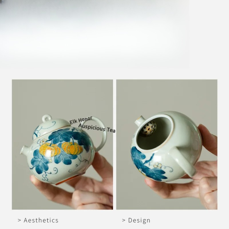 Hand-painted Pumpkin Travel Te - Luxury Bags Hand Painted 评论和价格