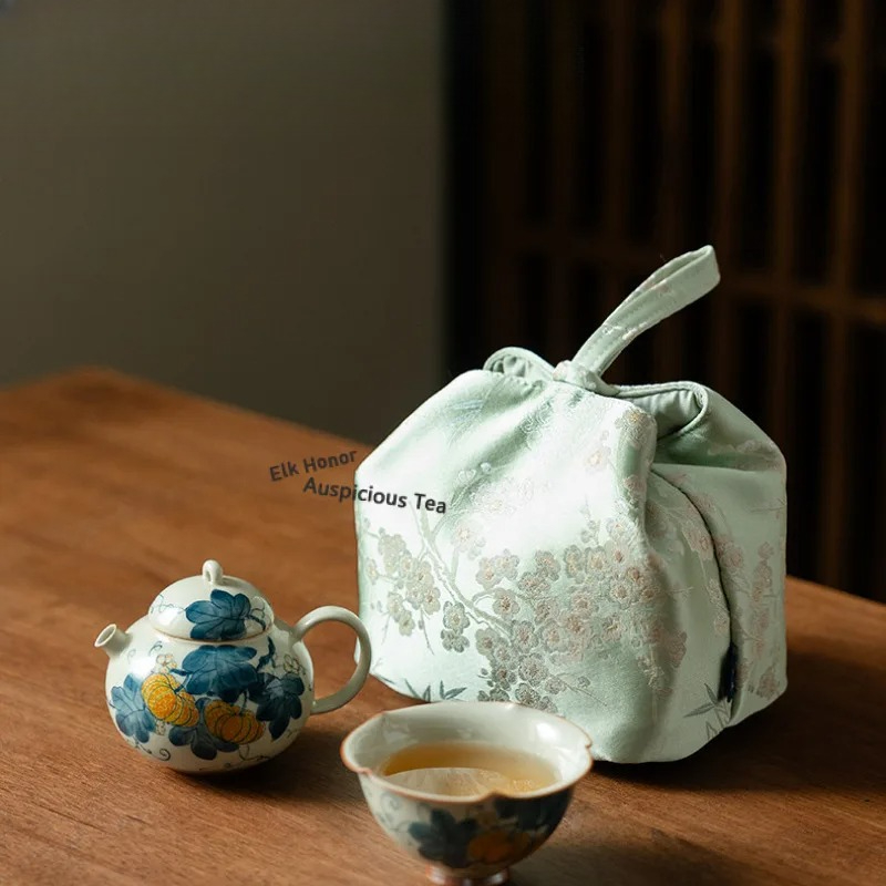 Hand-painted Pumpkin Travel Te - Luxury Bags Hand Painted 评论和价格