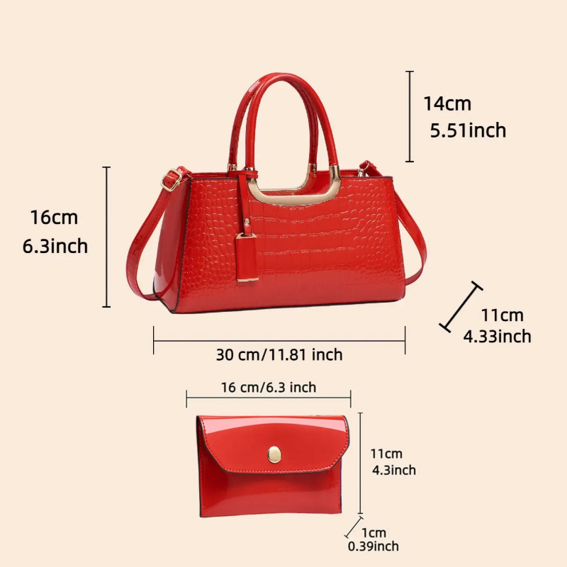 Women's Handbag Set, Light Lux - Luxury Bags For Women 评论和价格
