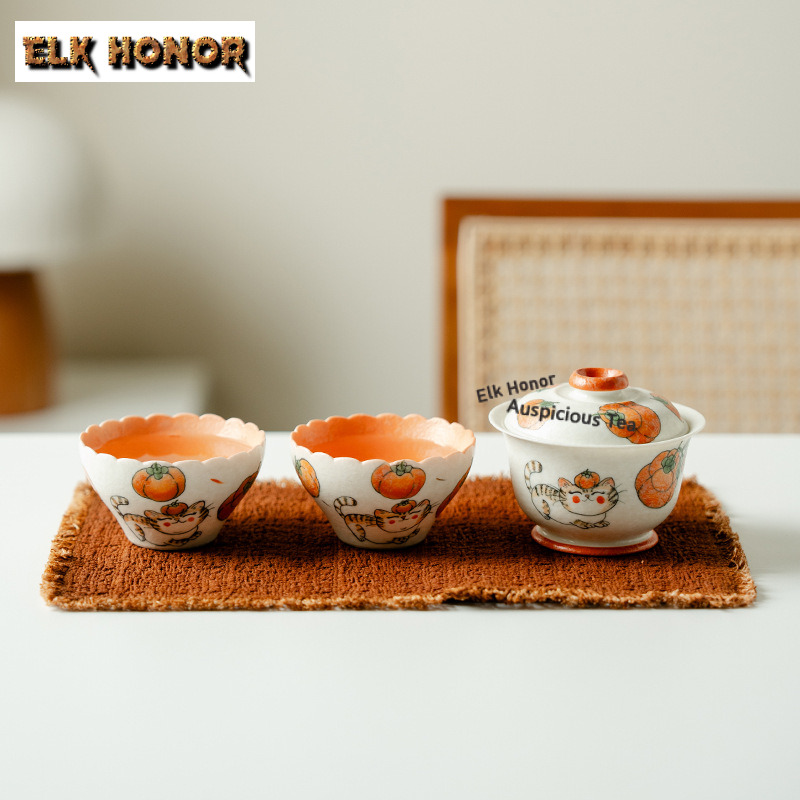 Hand-painted Persimmons Travel - Luxury Bags Hand Painted 评论和价格