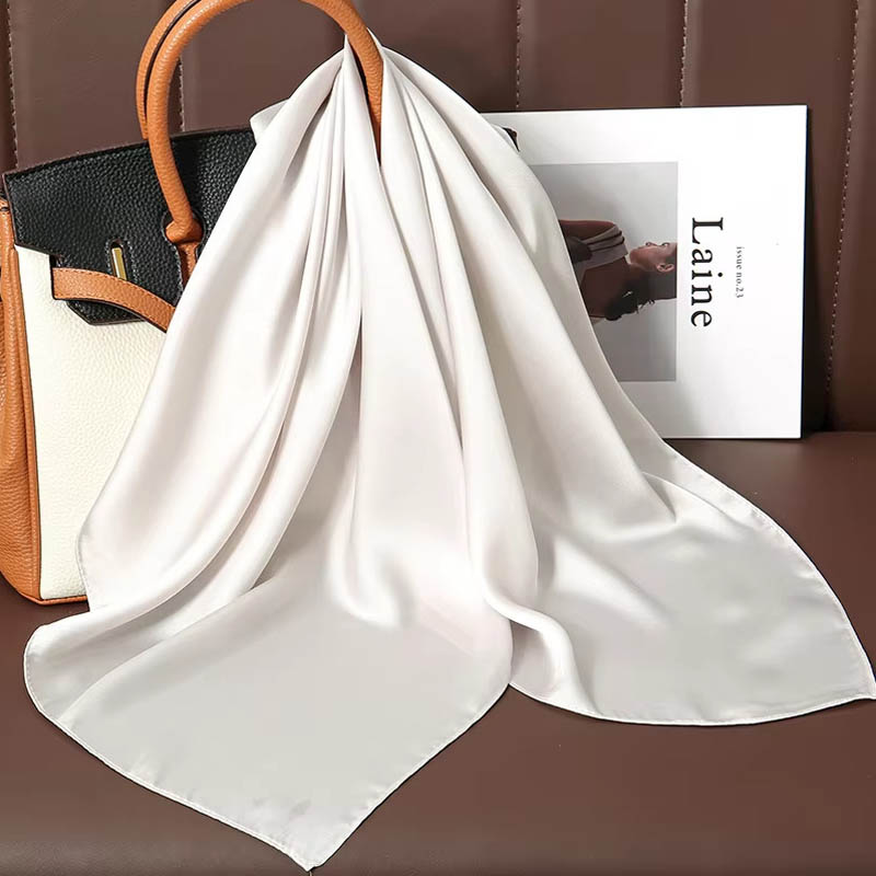 Luxury Solid Color Silk Square - Luxury Bags In China 评论和价格