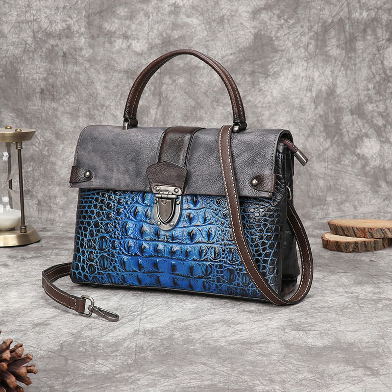 Johnature Retro Alligator Patt - Luxury Bags Hand Painted 评论和价格
