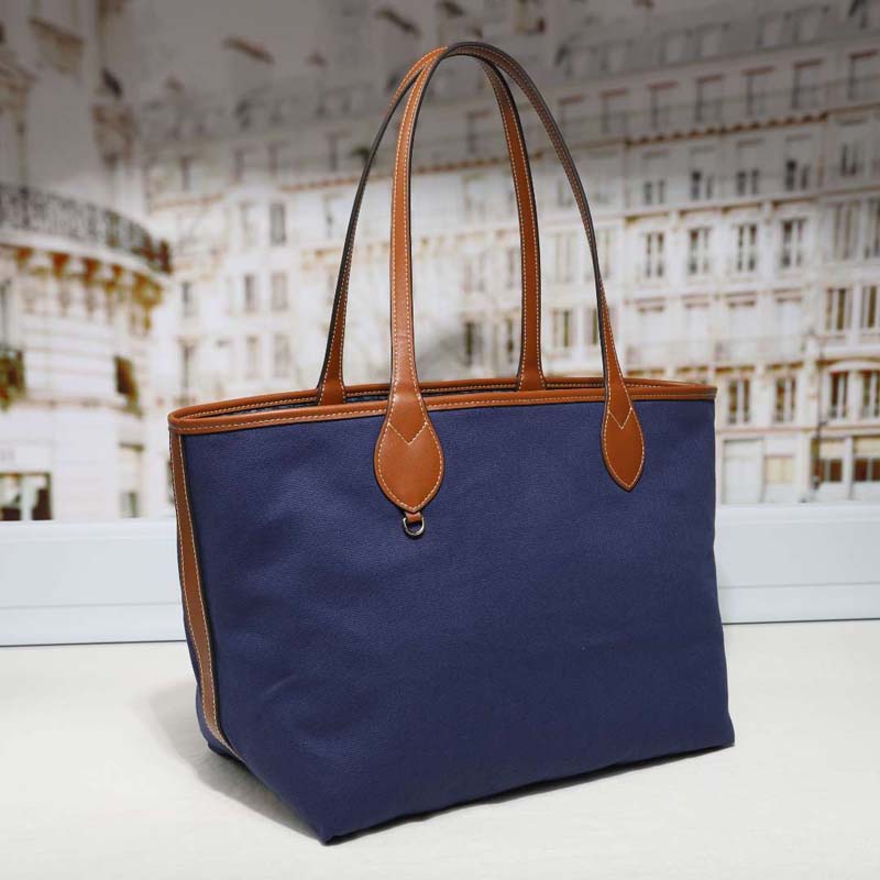 Denim Monogram Tote Bag Women  - Tote Bag Leather Monogram 评论和价格