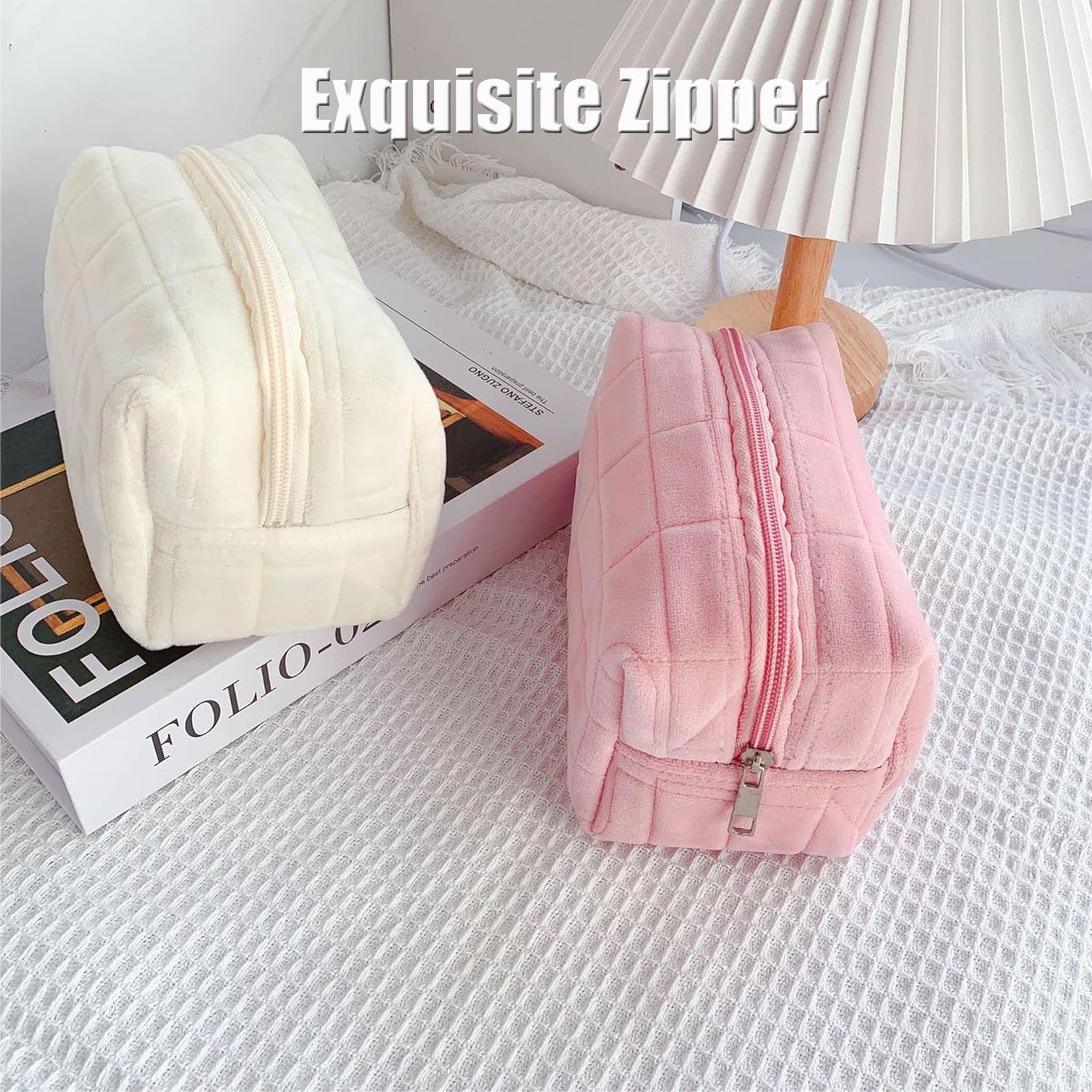 Luxury Fluffy Plush Travel Mak - Luxury Bags Rating 评论和价格