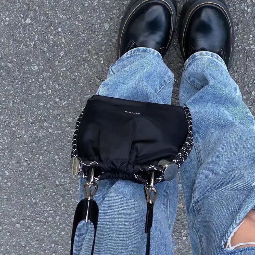 Cool Korean Style Black Drawst - Luxury Bags Korea 评论和价格