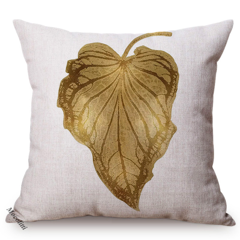 Golden Leaf Style Cotton Linen - Luxury Bags Hand Painted 评论和价格