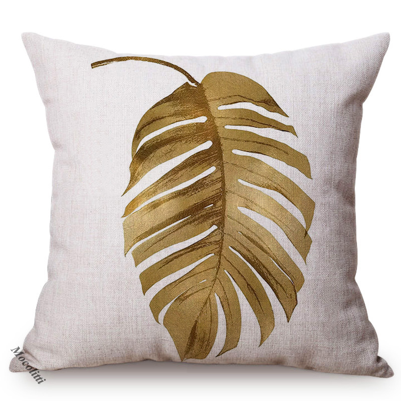 Golden Leaf Style Cotton Linen - Luxury Bags Hand Painted 评论和价格