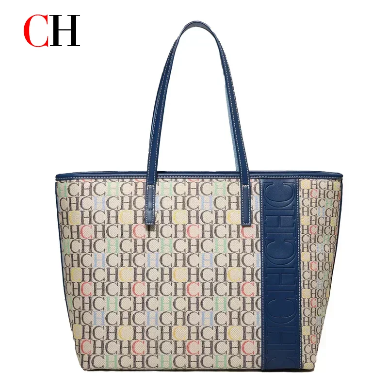 CH Tote Bag Monogram Print Lar - Tote Bag Leather Monogram 评论和价格