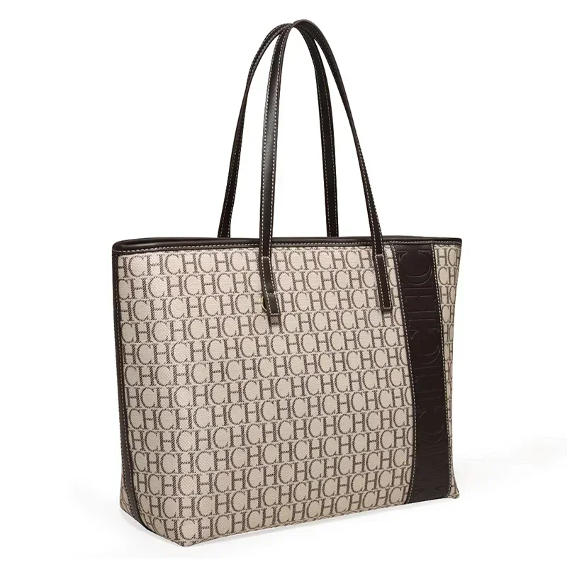 CH Tote Bag Monogram Print Lar - Tote Bag Leather Monogram 评论和价格