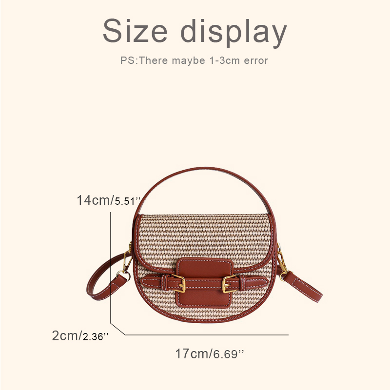 England Style Mini Straw Saddl - Luxury Bags Designer 评论和价格