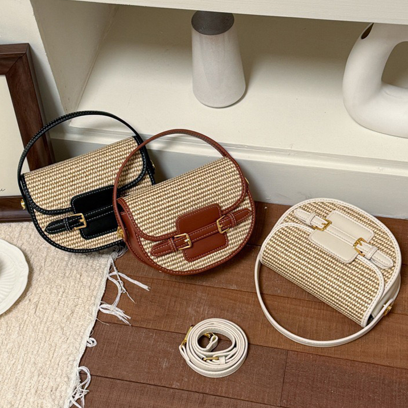 England Style Mini Straw Saddl - Luxury Bags Designer 评论和价格
