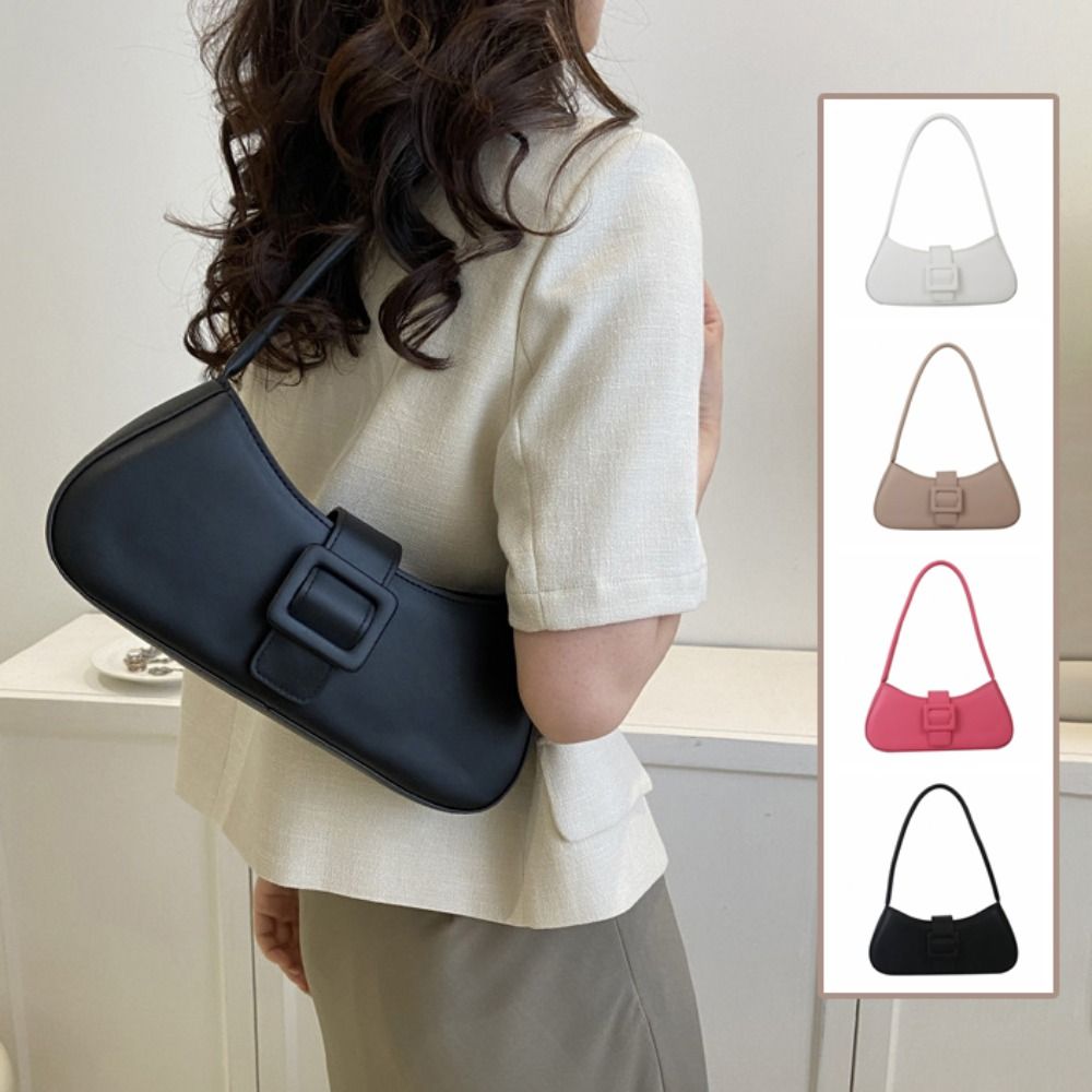 PU Leather Underarm bag Women  - Luxury Bags Korea 评论和价格