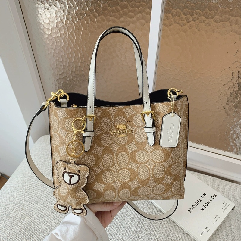 Elegant Monogram Tote Bag in C - Tote Bag Leather Monogram 评论和价格