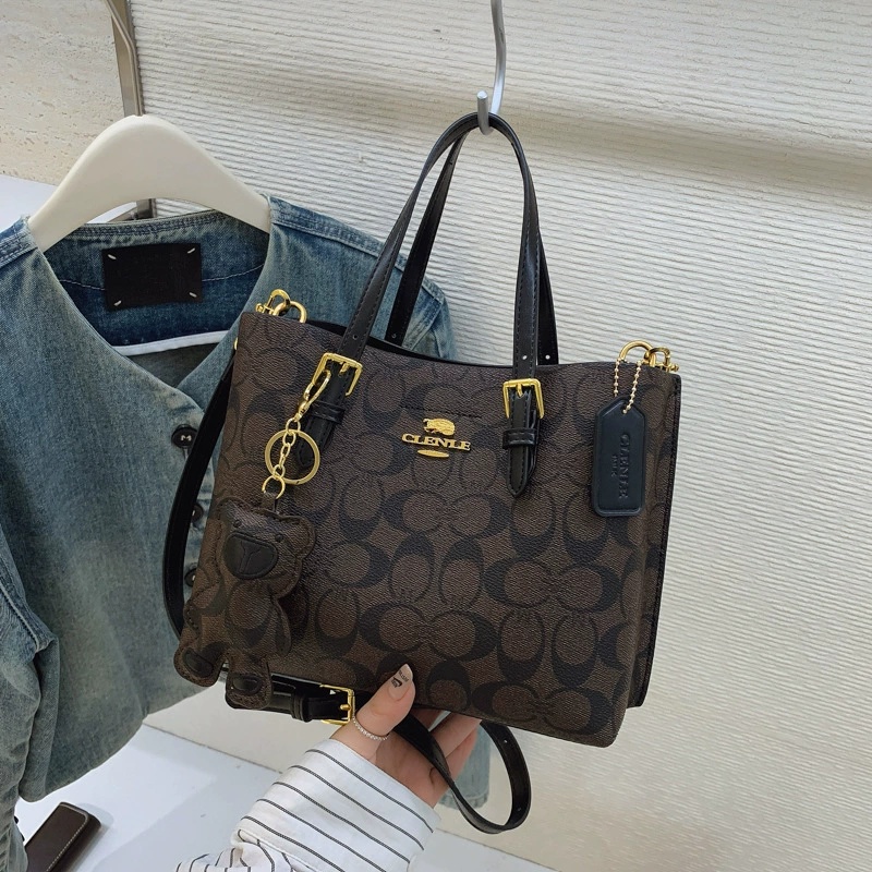 Elegant Monogram Tote Bag in C - Tote Bag Leather Monogram 评论和价格
